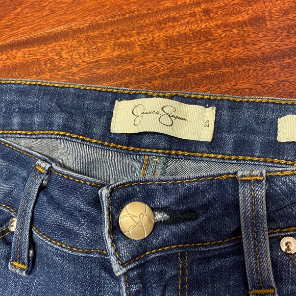 Jessica Simpson Super Skinny Jeans Dark Wash 26 - Picture 9 of 9